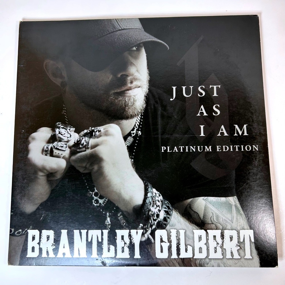 Brantley Gilbert Just As I Am Platinum Edition 2LP Vinyl Record 2015 Black